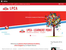 Tablet Screenshot of learnerspoint-lpca.com